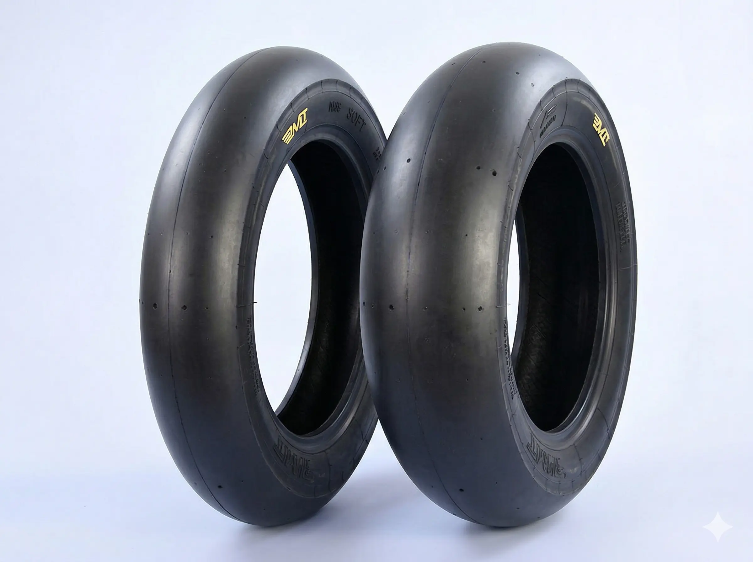 Coppia Pneumatici Polini PMT Slick 10" Soft (Ant. 90/90-10 + Post. 100/85-10)