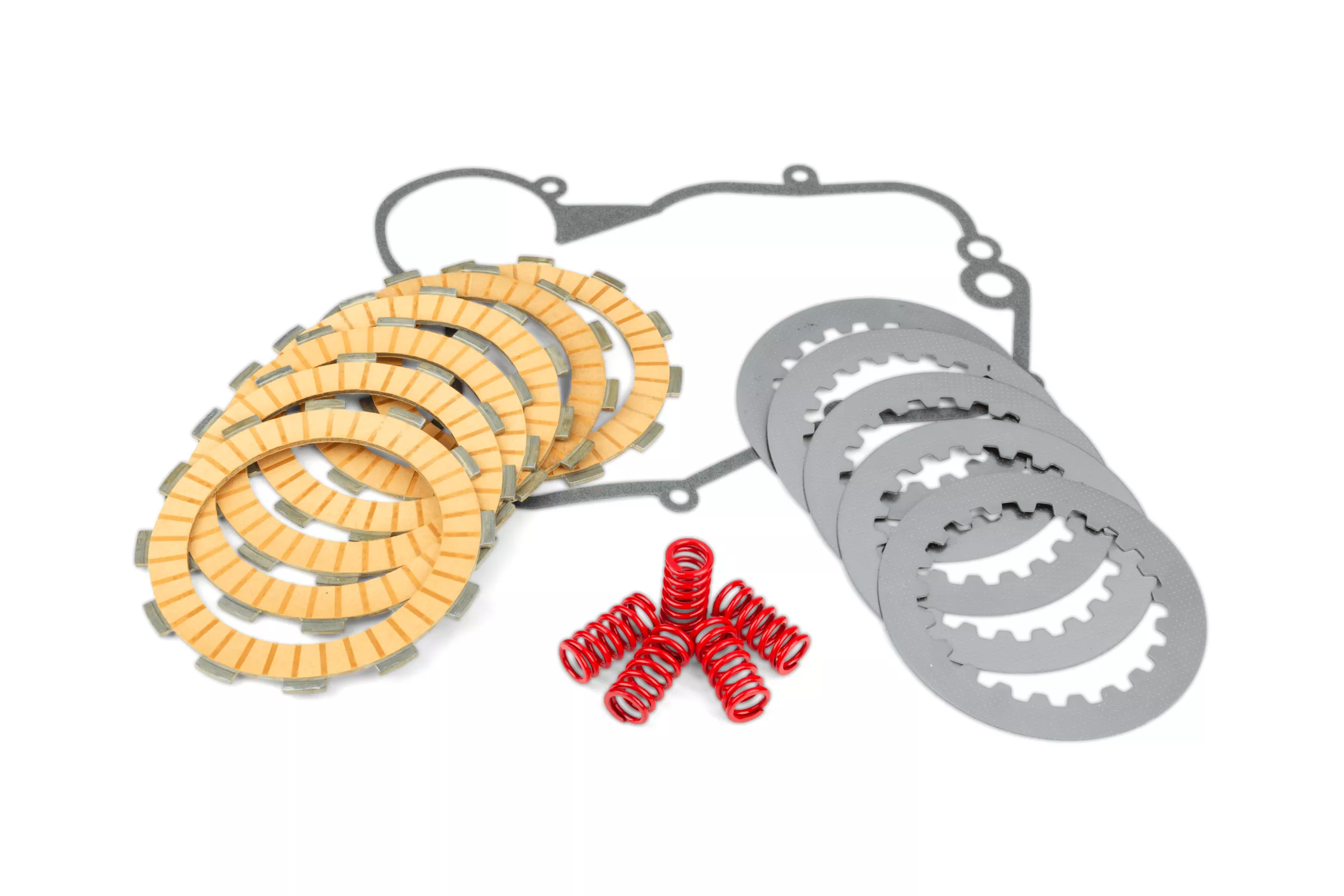 Kit frizione 6 dischi KRM Pro Ride molle e guarnizione per moto Derbi Aprilia Gilera KR008F
